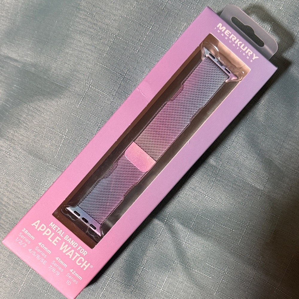 Merkury Purple Metal Band for Apple Watch